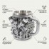 Кружка-двигатель V8 металлический вид подарок автолюбителю 27