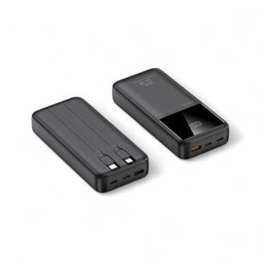 Внешний аккумулятор 20000 mAh быстрая зарядка 22.5W LED дисплей А-02