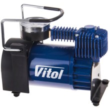 Автокомпрессор Vitol К-50 150 psi 15 A 40 л прикуриватель 