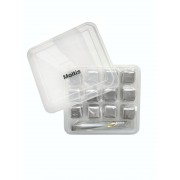 Кубики для виски и других напитков Moltis металлические Серебро + щипцы Whiskey Stones SILVER 12 шт