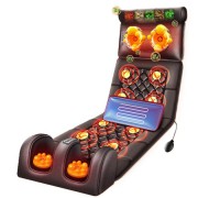 Массажный матрас электрический Moltis Relax MRAT-815 для спины, шеи и ног, вибромассаж, прогрев, массажер для дома